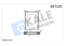 Radiateur de chauffage — KALE 347125