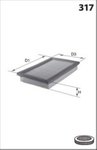 Filtre à air MG5 — MISFAT P279