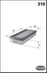 Filtre à air — MISFAT P482