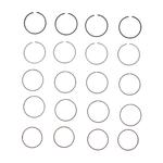 Jeu de segments de pistons — BAPMIC BF0424480014