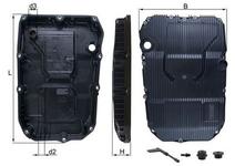 Carter d'huile, boîte automatique — MAHLE HX 196 KIT