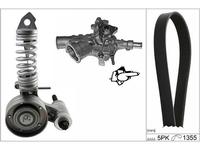 Pompe à eau+Jeu de courroie trapézoïdale à nervures — INA 529 0297 31