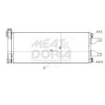 Condenseur, climatisation PrascoSelection — MEAT AND DORIA 991031