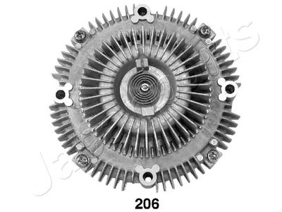 Embrayage De Motoventilateur De Radiateur Japanparts VC-101 - Diamètre 78 Mm, 4 Trous Fixation, Espacement 43 Mm